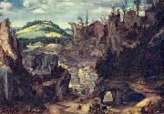 Cornelis van Dalem Landschaft mit Hirten Spain oil painting artist